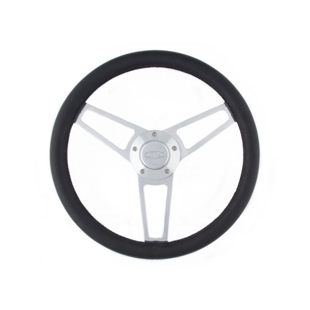 Billet Series Leather St eering Wheel Ford Logo GRANT 1903