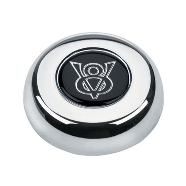 Chrome Button-Ford V-8  GRANT 5682