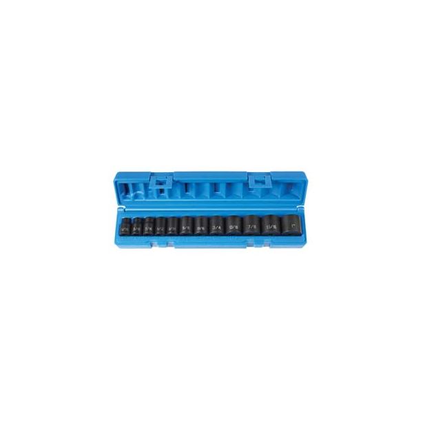 Hansen Global 1202 1/2" Peg Style Socket Rack Met