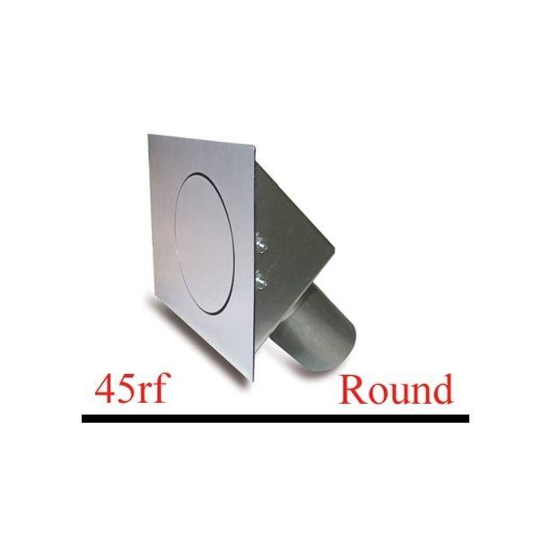 Round Fuel Door  Flat Surfaces HAGAN STREET ROD NECESSITIES 45RF