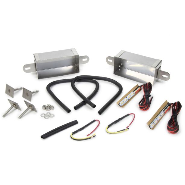 Replaced By Part #fm04LE DH-A-SGL ROW LED LIGHT B HAGAN STREET ROD NECESSITIES 4LEDHA