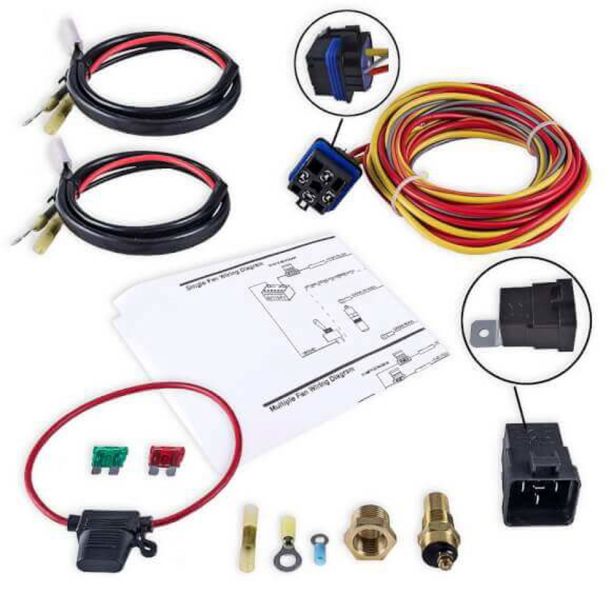 Electric Relay Kit - For Frostbite Fan/Shroud Sys HOLLEY FB403