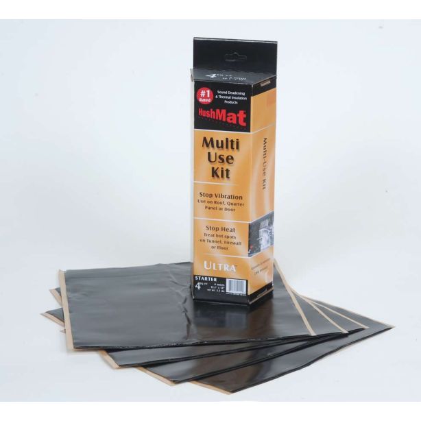 Ultra Starter Kit- 4pc 12in.x12in. Black HUSHMAT 10150