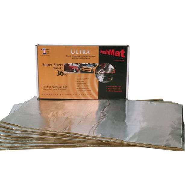Super Bulk Kit  Contains (9) 18in x 32in Silver HUSHMAT 10801