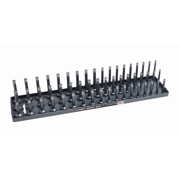1/2" Metric 3-Row Socket Tray Hansen Global 12023
