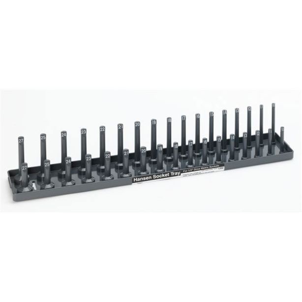 1/2" DR. Metric Soc Holder, Gray Hansen Global 1202