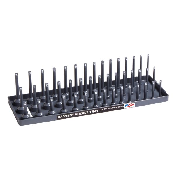 3/8" DR. Metric 3-Row Soc Tray Hansen Global 38023