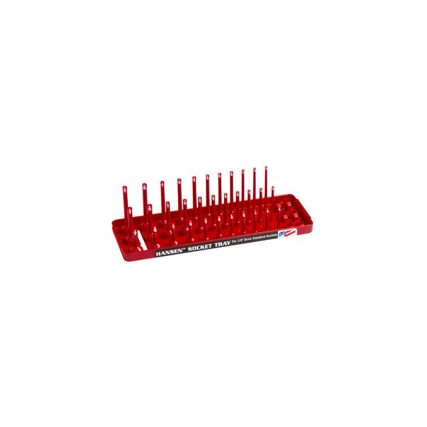 1/4" Red SAE 3 Row Deep Semi Deep & Regular Socket HANSEN GLOBAL  INC. 14013
