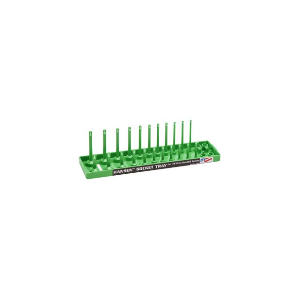 1/4" Dr. Green SAE Deep & Regular Socket Holders HANSEN GLOBAL  INC. 1403