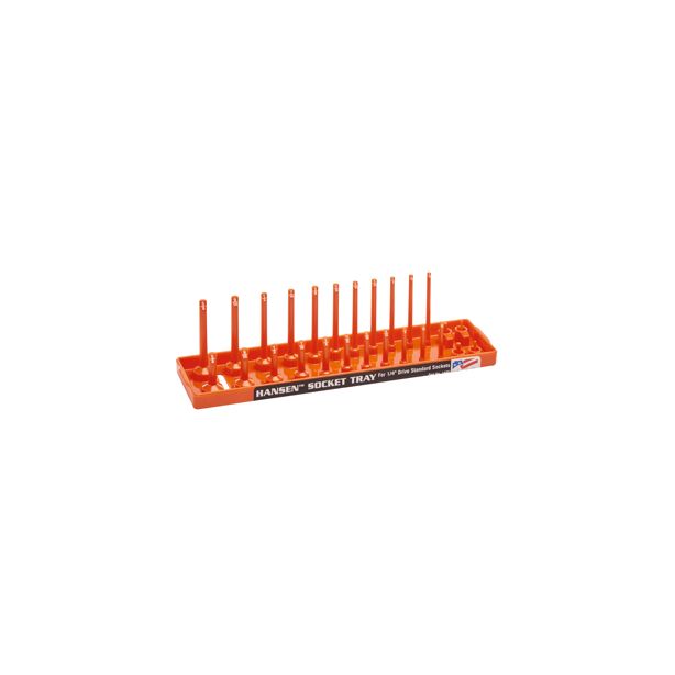 1/4" Dr. Orange SAE Deep & Regular Socket Holders HANSEN GLOBAL  INC. 1405