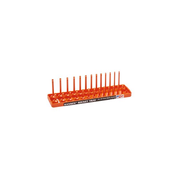 1/4" Dr. Orange Metric Deep & Regular Socket Holders HANSEN GLOBAL  INC. 1406