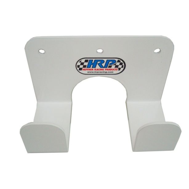 Broom Holder Small White  HEPFNER RACING PRODUCTS HRP6393-WHT