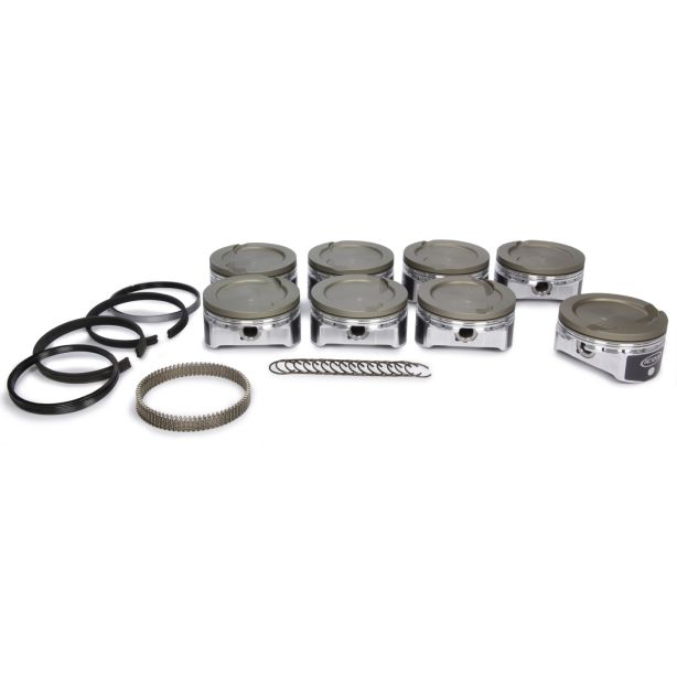 LS 6.0/6.2L Dish Forged Piston/Ring Set 4.030 ICON PISTONS IC529CAKTS.030