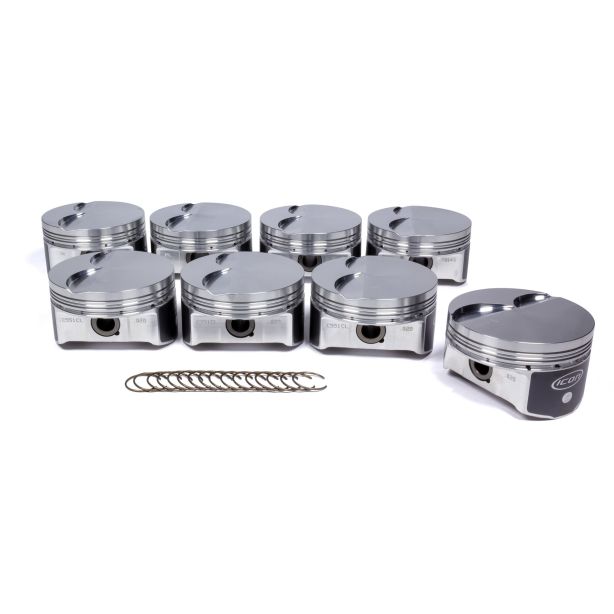 LS 6.0L/6.2L FT Forged Piston Set 4.030 Bore ICON PISTONS IC551C.030