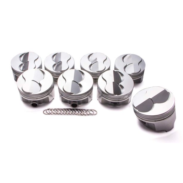 SBC Forged Domed Piston Set 4.040 Bore +6.26cc ICON PISTONS IC793.040