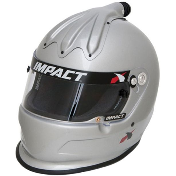 Helmet Super Charger X-Large Silver SA2020 IMPACT RACING 17020608