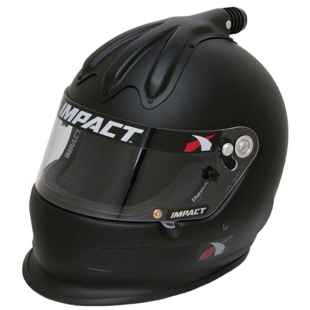 Helmet Super Charger X- Large Flat Black SA2020 IMPACT RACING 17020612