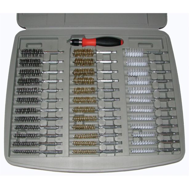 36PC BORE BRUSH SET W/ 1/4 DRIVER HANDLE Innovative Products Of America 8001D