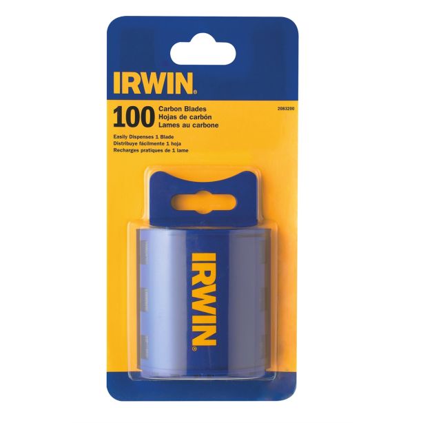 CARBON RAZOR BLADES 100PK Irwin Industrial 2083200