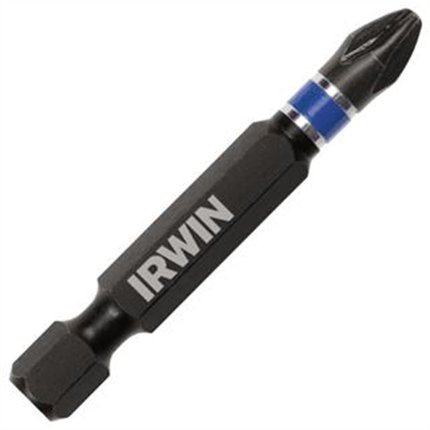 Power Impact Bit No. 2PH x 3 in. OAL (1 per Card) Irwin Industrial IWAF33PH2
