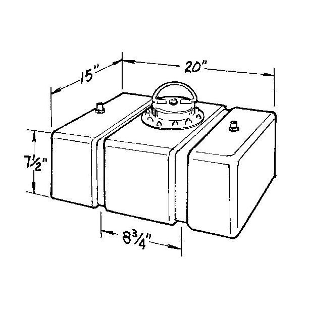 8-Gallon C/T Fuel Cell  JAZ 200-008-01