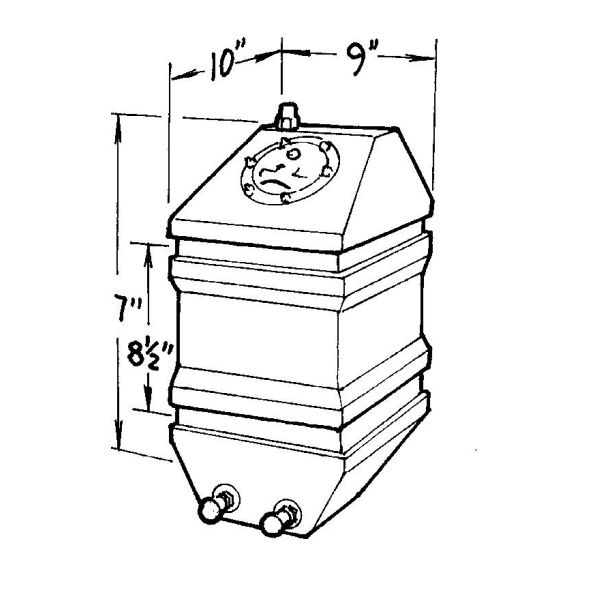 4-Gallon Drag Race Cell  JAZ 250-004-01