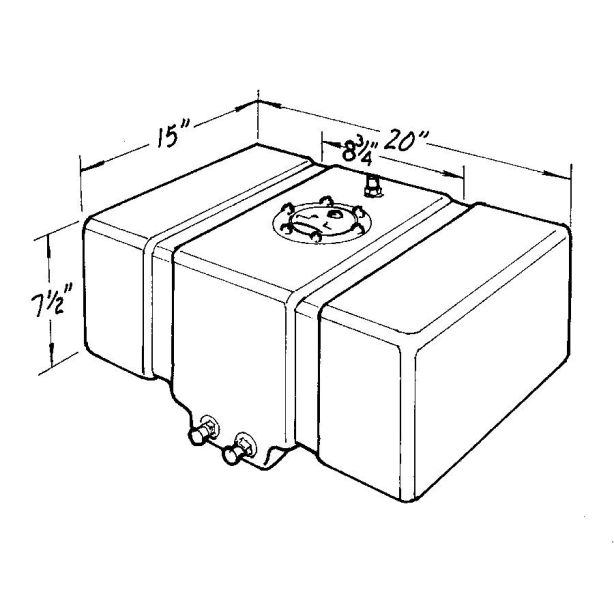 8-Gallon Drag Race Cell  JAZ 250-008-01