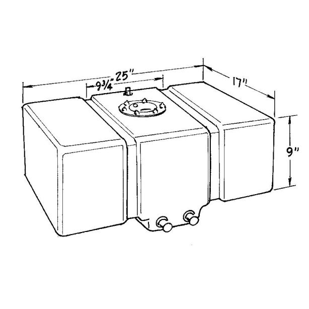 16-Gallon Drag Race Cell  JAZ 250-016-01