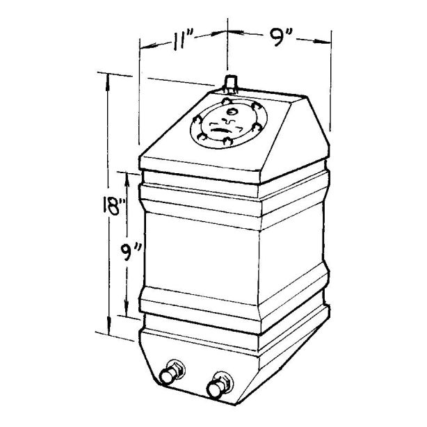 5-Gallon Drag Race Cell  JAZ 250-105-01