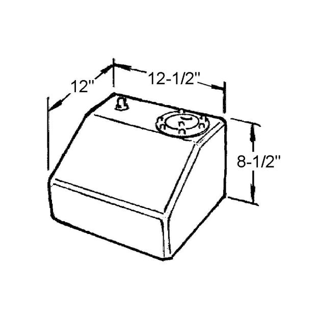 4-Gallon Econo Rail Fuel Cell JAZ 290-104-01