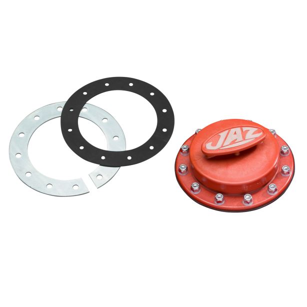 T-Handle Cap Assembly 12-Bolt - Red Finish JAZ 350-301-06
