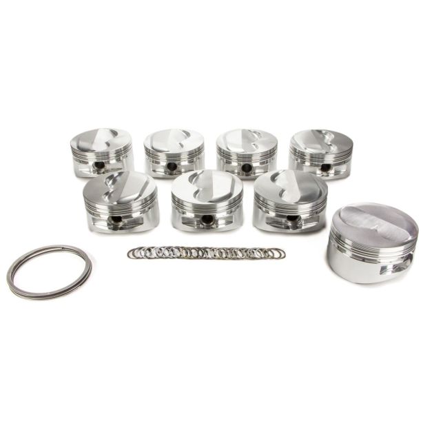 SBC Domed Piston Set 4.155 Bore +3cc JE PISTONS 173586