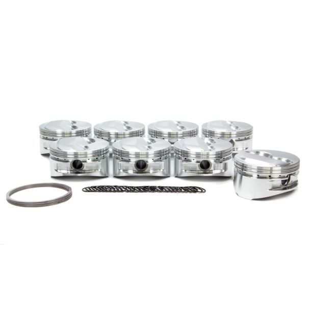 SBC Domed Piston Set 4.165 Bore +5.6cc JE PISTONS 182037