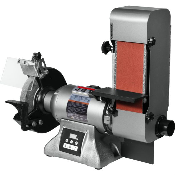 8" V-SPEED INDUSTRIAL GRINDER & 4"X 36" SER Jet Tools 577436