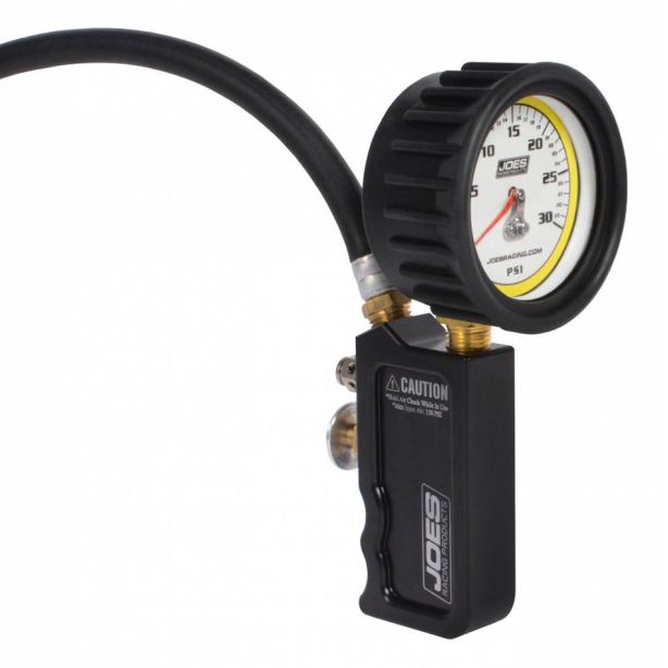 Tire Inflator 0-30psi Analog Billet Quick Fill JOES RACING PRODUCTS 32490