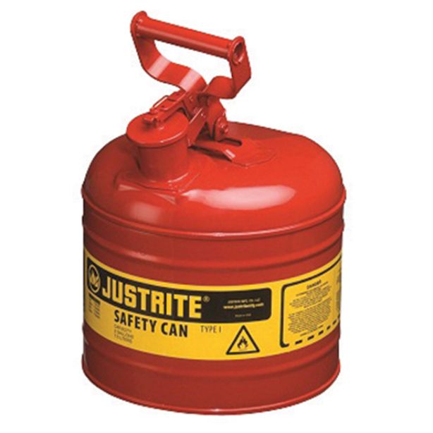 2Gal/7.5L Safety Can Red Justrite Mfg. Co. 7120100