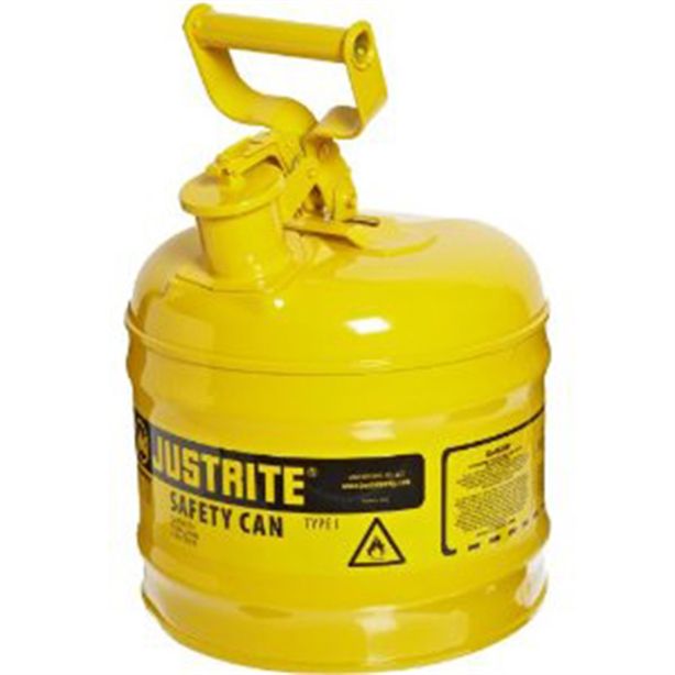 2Gal/7.5L Safety Can Yellow Justrite Mfg. Co. 7120200