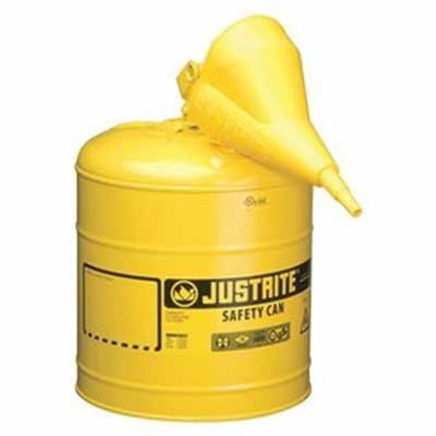 5G/19L Safety Can Yellow Justrite Mfg. Co. 7150210