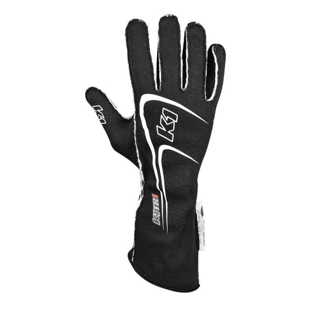 Glove Track 1 Black 3X- Small Youth K1 RACEGEAR 23-TR1-N-3XS