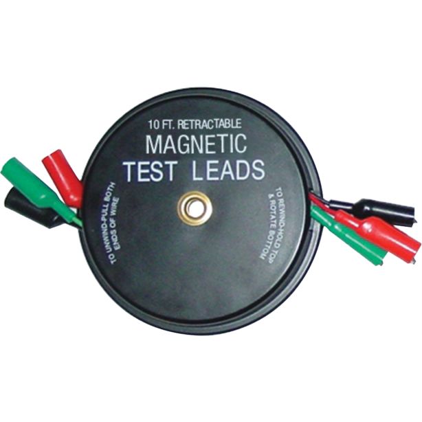 3 X 10FT MAGNETIC RETRACTABLE TEST LEADS Lang Tools 1135