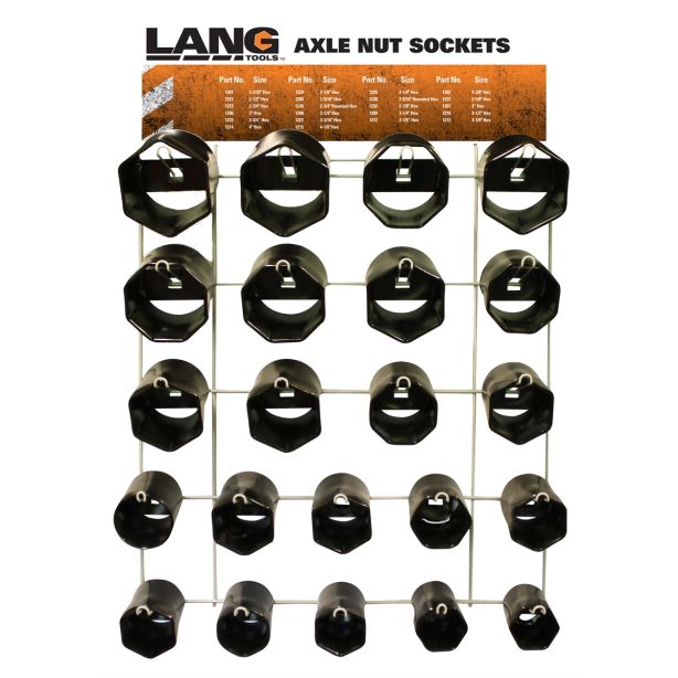 Axle Nut Display 22 Pc Lang Tools 1291