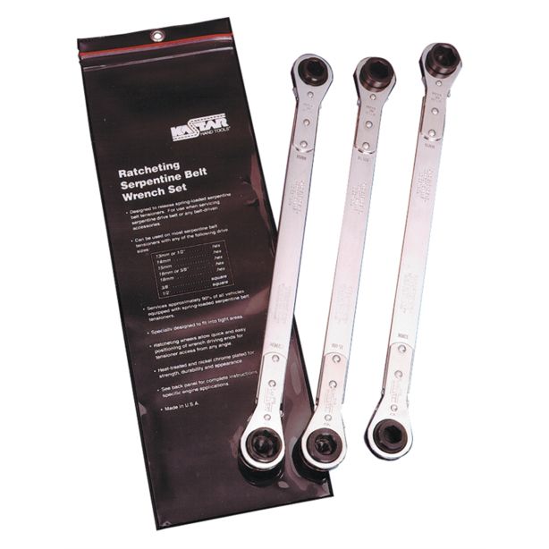 SERPENTINE BELT WRENCH SET 3 PIECE Lang Tools 5344