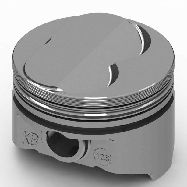 SBC Domed Piston Set 4.030 Bore +5cc KB PERFORMANCE PISTONS KB105.030