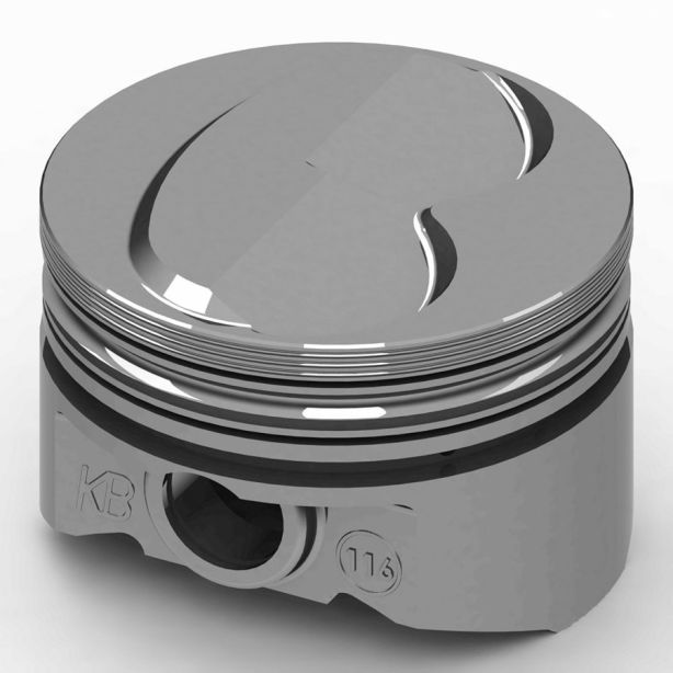 SBF Domed Piston Set 4.030 Bore +2.6cc KB PERFORMANCE PISTONS KB116.030