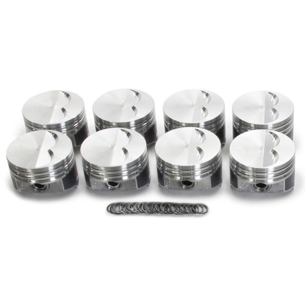 SBC Flat Top Piston Set 4.040 Bore -7cc KB PERFORMANCE PISTONS KB120.040
