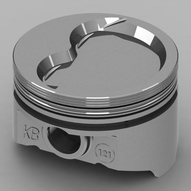 SBC Dished Piston Set 4.030 Bore -28cc KB PERFORMANCE PISTONS KB121.030