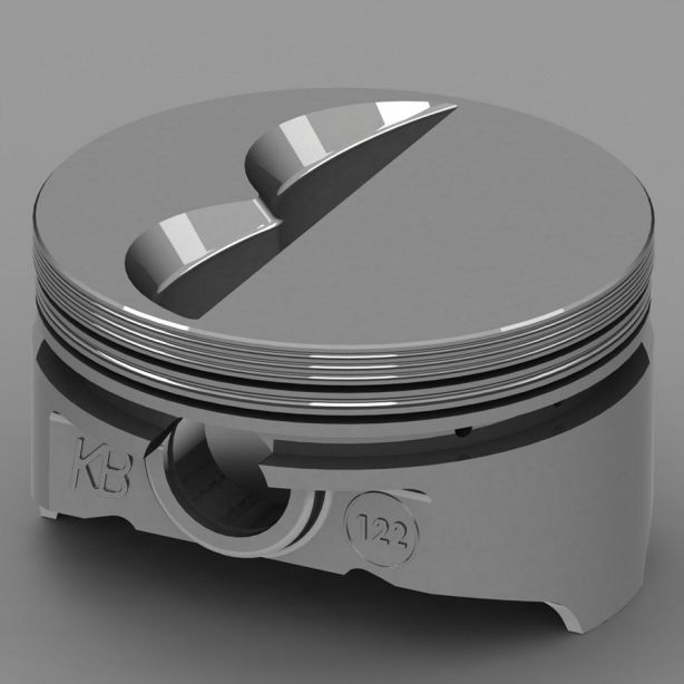 SBC Flat Top Piston Set 4.030 Bore -7cc KB PERFORMANCE PISTONS KB122.030