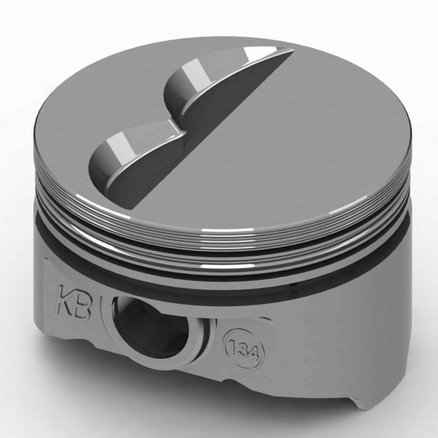 SBC Flat Top Piston Set 4.030 Bore -7cc KB PERFORMANCE PISTONS KB134.030
