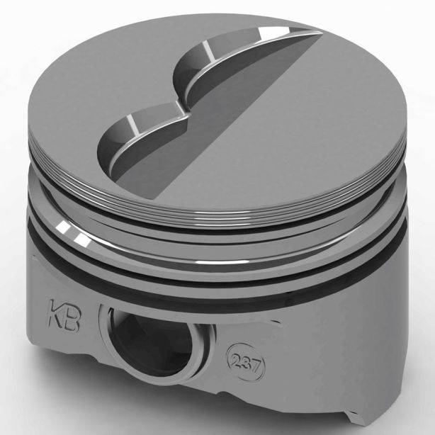 BBM Flat Top Piston Set 4.380 Bore -5cc KB PERFORMANCE PISTONS KB237.060