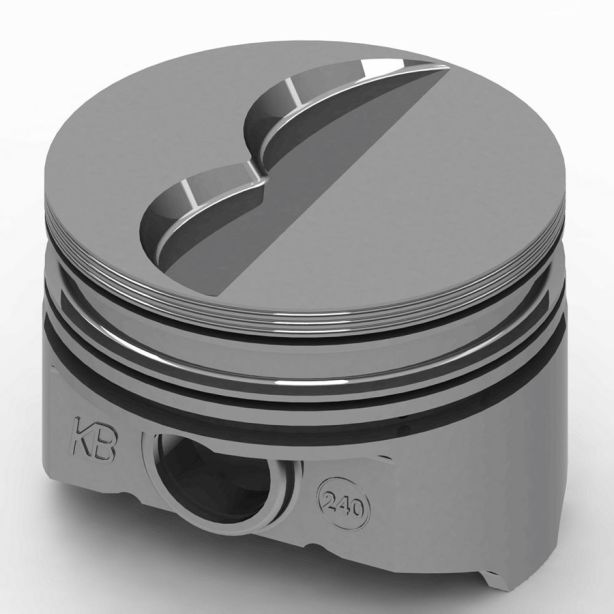 BBM Flat Top Piston Set 4.372 Bore -8cc KB PERFORMANCE PISTONS KB240.030